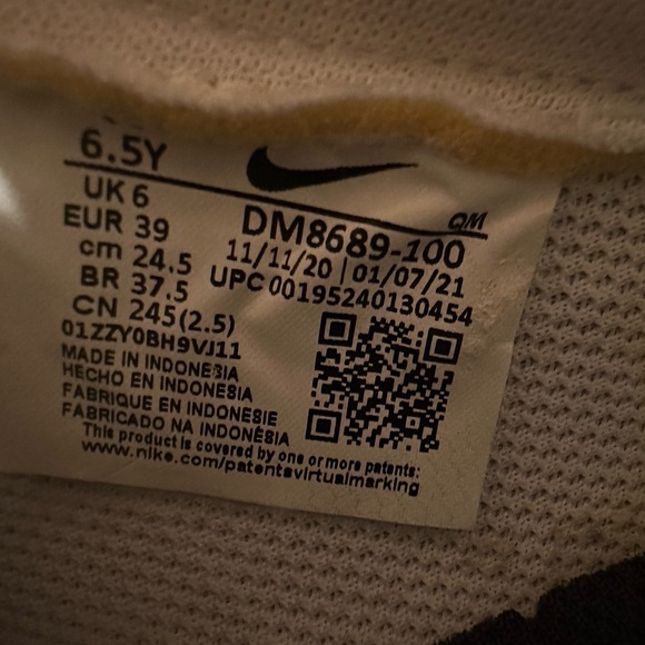 NIB NIKE BLAZER LOW '77 GS (6.5Y) - Picture 6 of 8